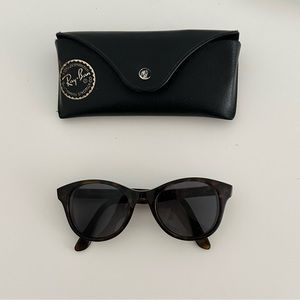 Rayban round sunglasses with case